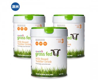 【澳洲直邮包邮】Munchkin 满趣健 草饲婴儿奶粉3段 730克x3罐/箱（1-3岁适用）【奶粉订单收件人身份证必需上传】